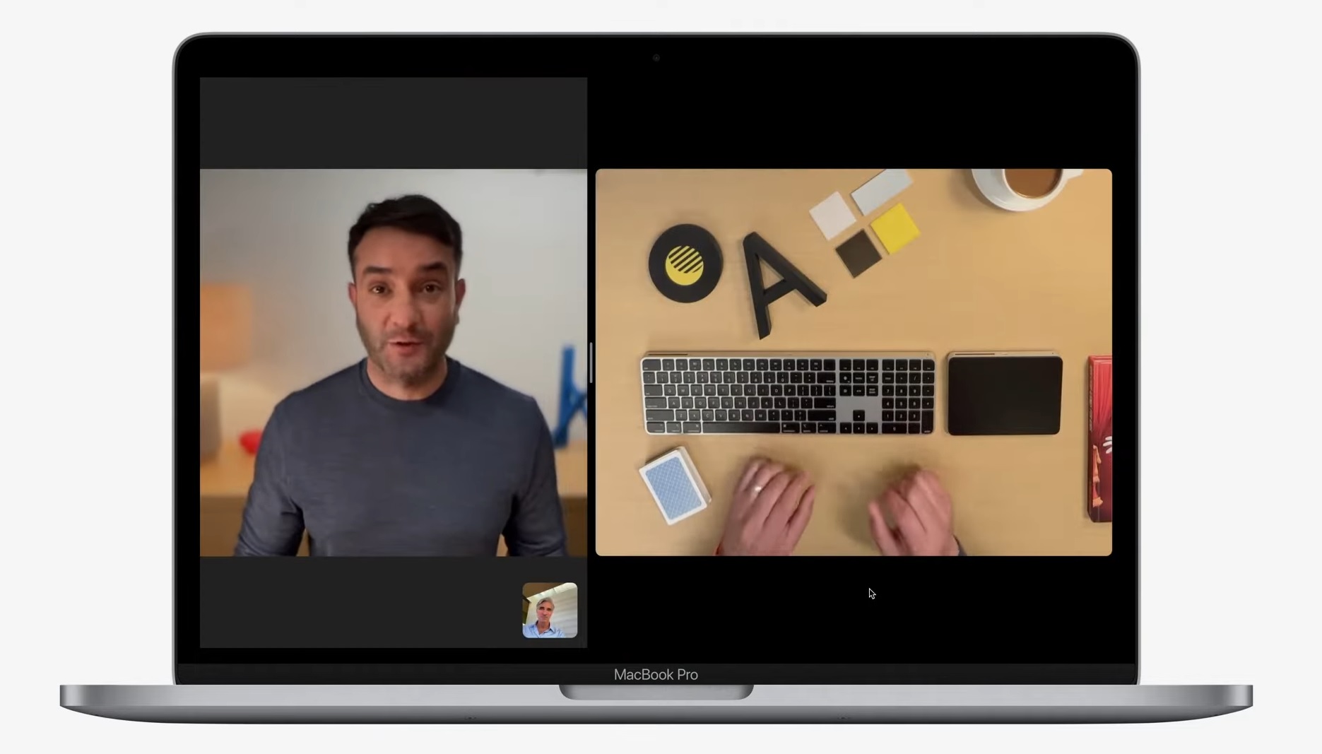 Nový macOS bude umět využít iPhone uživatele jako webkameru | Zdroj: Apple / macOS Ventura press kit