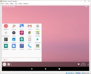 Vývojáři udělali pro svůj Android-x86 speciální launcher, který připomíná taskbar z klasického Windows. Vlevo máte výběr aplikací, ikonka hned vedle je pak pro zobrazení a nastavení widgetů. Taskbar se dá šipkou vpravo skrýt.