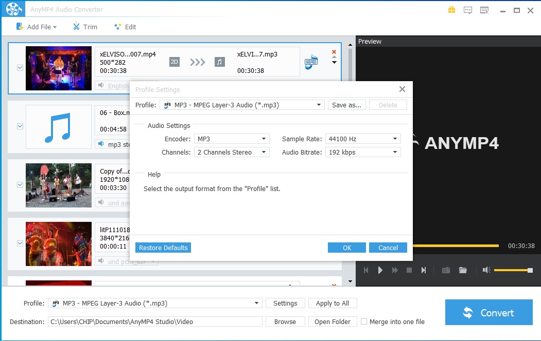  | Zdroj: AnyMP4 Audio Converter