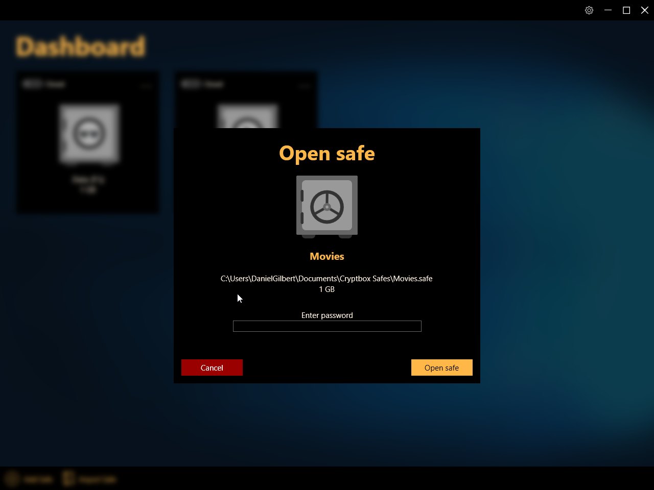 V hlavním okně programu CryptBox najdete přehled všech vytvořených diskových úložišť. Po kliknutí na volbu »Closed« je třeba zadat heslo a obsah úložiště se zobrazí v průzkumníku. | Zdroj: CryptBox