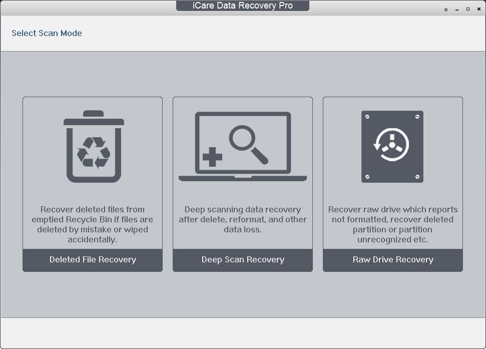 V programu iCare Data Recovery Pro lze vyhledávat jednotlivé, nechtěně smazané soubory, které jste následně odstranili i z koše, prohledávat kompletní obsah přemazaných či zformátovaných disků nebo zachraňovat data z disků, které se ve Windows tváří jako nečitelné. | Zdroj: iCare Data Recovery Pro 8