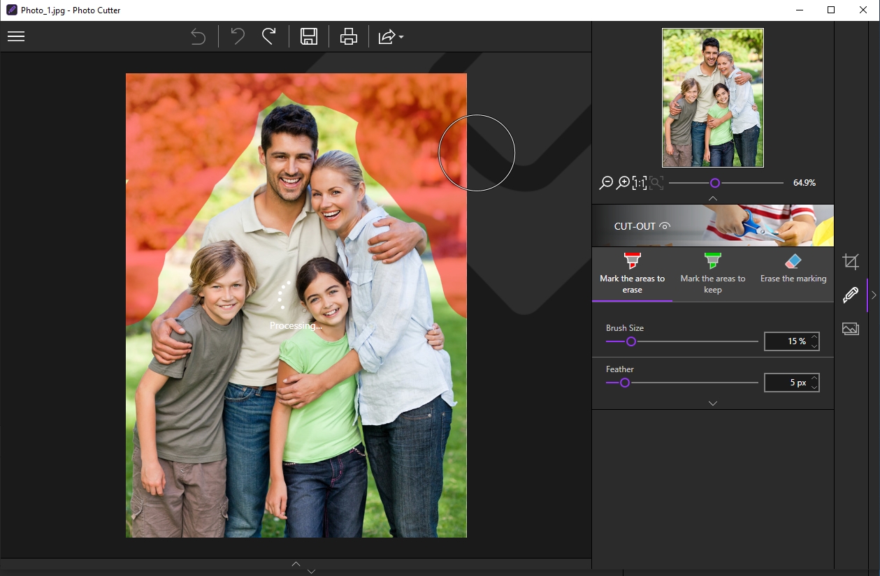 Po vyretušování snímků můžete použít také další funkce, určené na otáčení a převracení snímků, změnu jejich velikosti nebo úpravu poměru stran výsledné fotografie. Snímky také můžete volně ořezávat nebo si nastavit vlastní šablonu pro poměr stran. | Zdroj: inPixio Eraser&Cutter 10