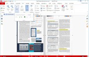 U funkcí na úpravu obsahu, dostupných na kartách »Edit« a »Insert«, je třeba počítat s tím, že ne všechny fonty používané v různých PDF dokumentech budete mít instalovány ve svém počítači, a proto nemusí být vždy snadné upravit textový obsah dokumentu tak, aby změna nebyla na první pohled patrná.