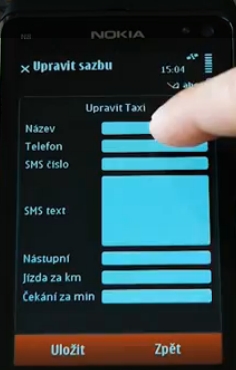 Taxametr TAXIcheck v mobilu - ukázka v praxi.