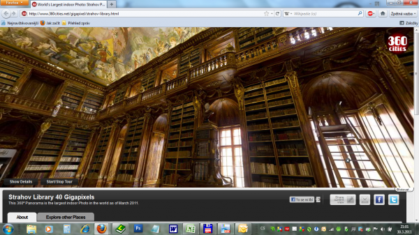 Strahov Library 40 Gigapixels
