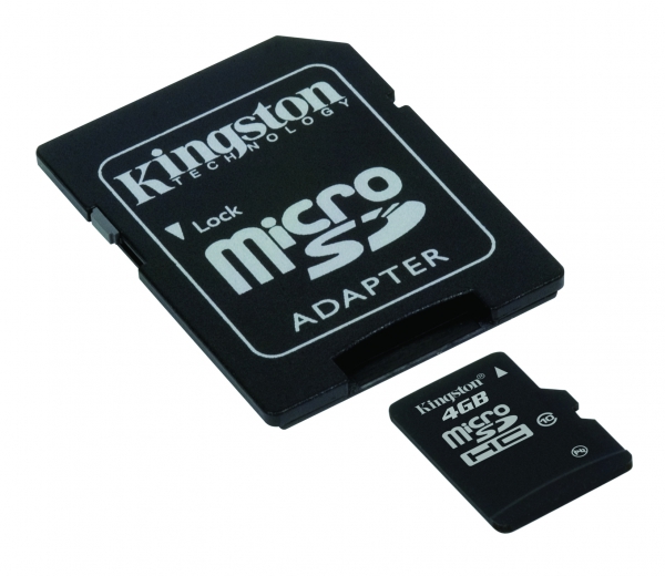 Kingston microSDHC třídy 10 
