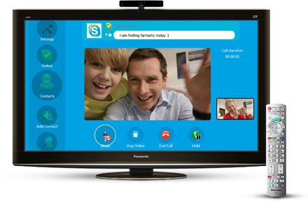 Blu-ray přehrávače podporují Skype