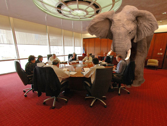 Podle Erica je nutnost SSL přístupu „slonem v místnosti“ (slon je nepřehlédnutelný, ale všichni v místnosti se tváří, že ho nevidí)