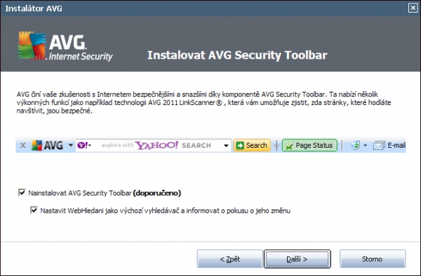 AVG IS 2011 - AVG Security Toolbar