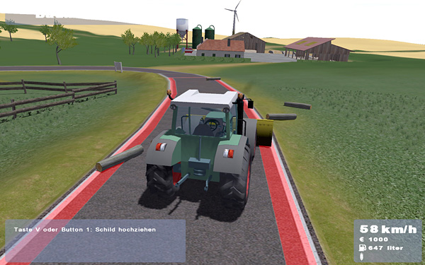 Ukliď cestu: V této misi máte traktor s radlicí a uklízíte cestu. Vše musíte stihnout v nejkratším termínu.