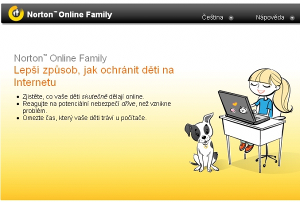 Norton Online Family je nyní k dispozici i v češtině...