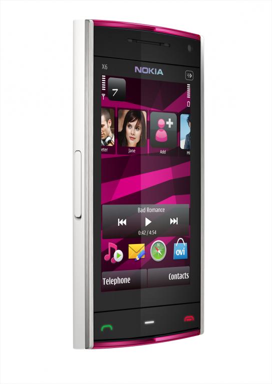 Nokia X6 pink