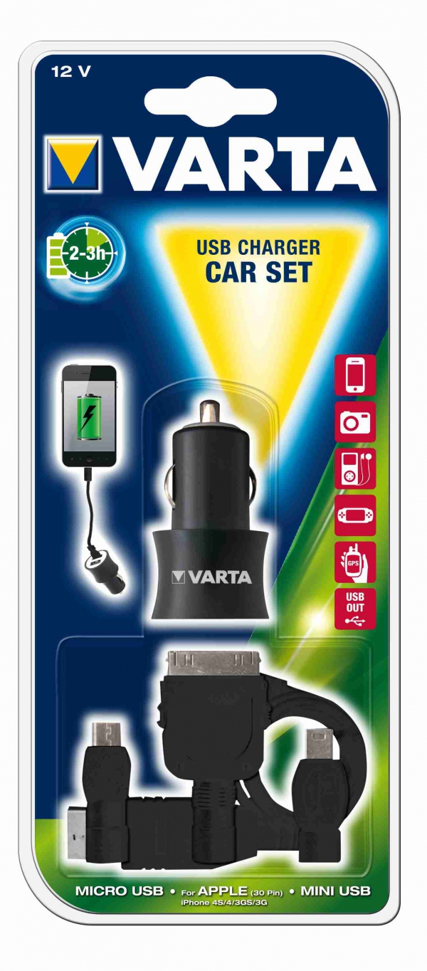 Varta USB Charger Car Set