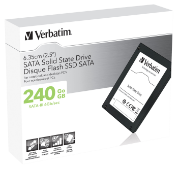 SATA-III SSD disky Verbatim dosahují kapacit až 240 GB.
