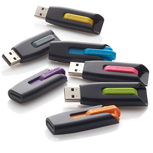 Store ‘n’ Go V3 USB 3.0 umožňují rychlé datové přenosy a nabízejí až 64 GB prostoru.